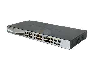    D Link DGS 1210 24 Switch 10/100/1000Mbps 24 x RJ45 + 4 x 