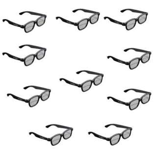 Toshiba Natural [passive] 3d Glasses   Party Pack 10 Pairs [fpt p100up 