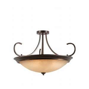  Triarch Lighting 31401 38 La Costa Ten Light Semi Flush in 