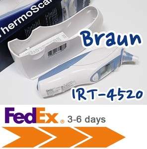 Braun Thermoscan IRT 4520 Digital Ear Thermometer for Baby Children 