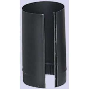 Chimney 73715 Stovepipe   24 Gauge Black Snap Lock   7 Inch x 12 Inch 