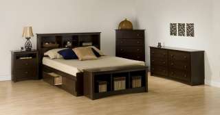 Bedroom Furniture, Espresso 5 Drawer Chest, Dresser