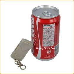Cola Coke Can 4GB Hidden Remote Control Spy Camera NEW  