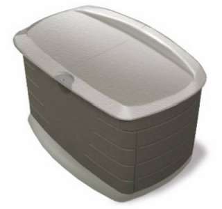 Rubbermaid 9.7 Cubic Foot Deck Box With Seat  
