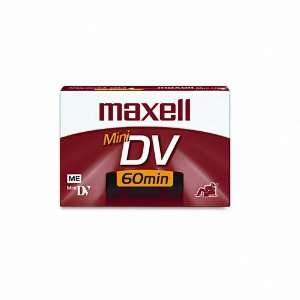    Maxell   Premium Grade Mini DV Camcorder Tape Cassette, 60 Minutes 