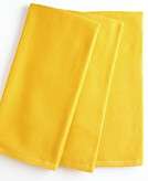   Collection Mustard Pique/Terry Reversible Kitchen Towels, Set of 3