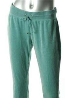 FAMOUS CATALOG Green Velour Lounge Pants Misses XL  