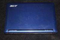 Acer Aspire One ZG5 Blue Netbook PC 120GB HDD 1GB Ram Intel Atom 