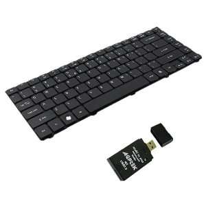  BLACK Laptop Keyboard Replacement For Acer Aspire Timeline 