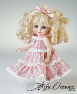 Marie Osmond Adora JUNE Bitty Belle Vinyl Calendar Girls Doll Blonde 