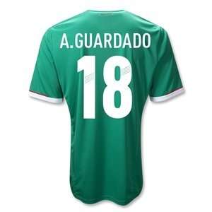  adidas Mexico 11/12 A. GUARDADO Home Soccer Jersey Sports 