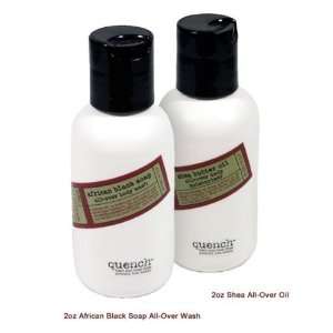  African Black Soap Body Wash / Shea Butter Oil Moisturizer 