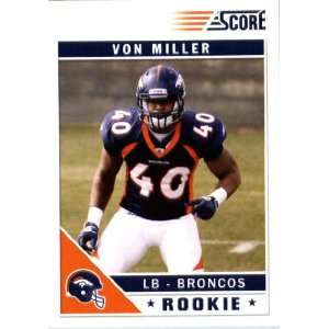  Miller RC   Denver Broncos (facing forward field in background) (RC 