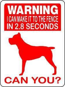 CANE CORSO Guard Dog Aluminum Sign Vinyl Decal 2652CC  