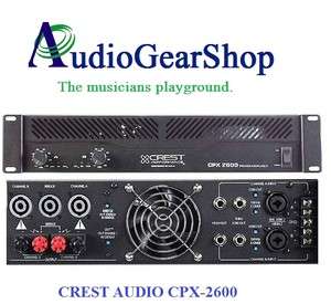 CREST AUDIO CPX 2600 1550 Watt Power Amplifier  