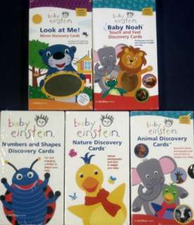 Lot 5 Baby Einstein DISCOVERY CARDS Collection NEW  