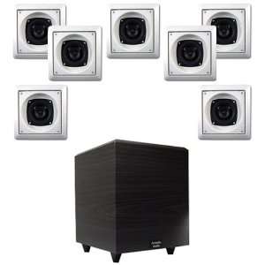  Acoustic Audio AS6S Home Surround Sound System w/7 4 