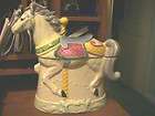 hearth and home designs of carousel horse cookie jar 1991 h hd returns 