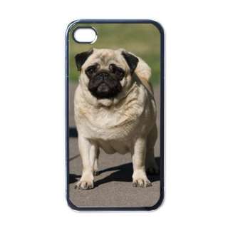 PUG DOG COVER CASE FOR APPLE IPHONE 4 MOBILE PHONE GIFT  