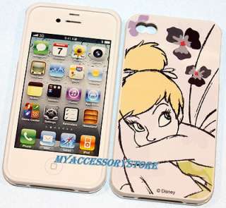 Apple iPhone 4 4S Tinkerbell Silicone Jelly Protector Skin Cell Phone 