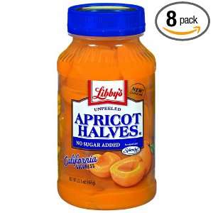Libbys Splenda Apricot Halves, Unpeeled, 23.5 Ounce (Pack of 8 