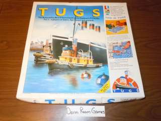 TUGS Board Game TV Series 1990 Unpunched RARE Family Fun Complete 