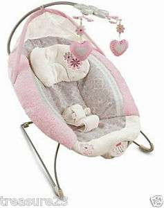 Fisher Price My Little Sweetie Deluxe Mobile Bouncer Seat Chair  