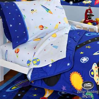 Baby Boy Kid Toddler Space For Crib Nursery Comforter Collection 