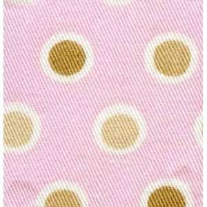cotton candy dots on pink fabric 