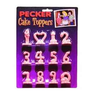  PECKER CAKE TOPPERS