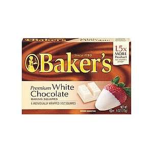 Bakers Premium White Chocolate Baking Grocery & Gourmet Food