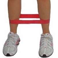 ANKLE RESISTANCE BANDS (SET OF 5) FITNESS LOOP WORKOUT EXERCISE LEG 