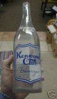 Kenwood Club Beverages 24 oz. ACL Soda Pop Bottle  