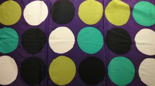   Echo Design Purple Scarf NWT New Big Polka Dot White Black Green Olive