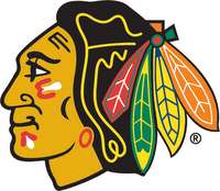 Chicago Blackhawks Hockey hat NHL Fitted Size 7 1/8  