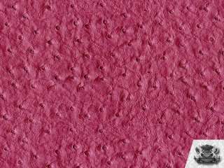 Vinyl Ostrich EMU PINK Upholstery Leather Fabric BTY  