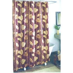    Designables Bamboo Groove Fabric Shower Curtain