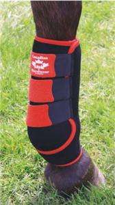 Sports Medicine Boots by Canadian Horsewear Red Med  