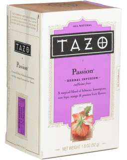 NEW TAZO PASSION HERBAL INFUSION TEA STARBUCKS (TOTAL OF 60 TEA BAGS 