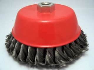 Knot Cup Brushes do heavy duty work and make fast, efficient and easy 