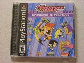 The Powerpuff Girls Chemical X Traction PS1 46VB PLAYSTATION 1 2 3 