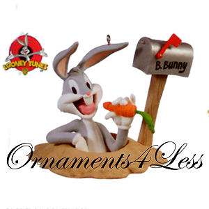   One Funny Bunny   Limited Looney Tunes Bugs Bunny Ornament QXE3029