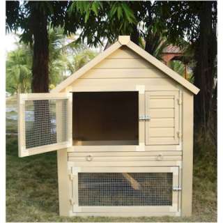 Multi Rabbit Hutch Cage 2 Story Tier Eco Friendly NEW  