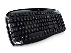   Box Logitech K250 920 002825 Black USB RF Wireless Standard Keyboard
