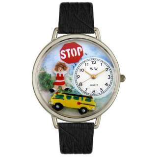 School Bus Driver Watch Silver Clock Gift New Unique Gi  