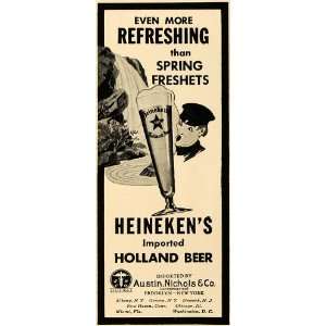   & Co. Heinekens Holland Beer   Original Print Ad