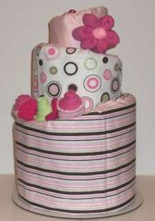 TOPSY TURVY DIAPER CAKE ~ TRENDY AND MODERN ~ GIFTS BY JAYDE  