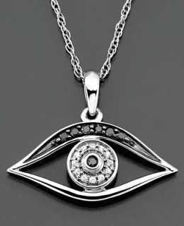   Black and White Diamond Evil Eye (1/10 ct. t.w.)   Diamonds