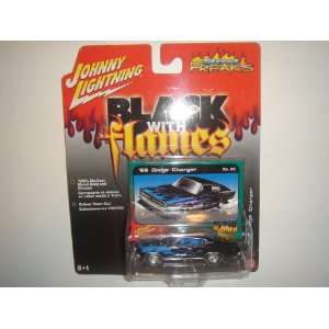   Lightning Street Freaks Black With Flames 66 Dodge Charger Black #22
