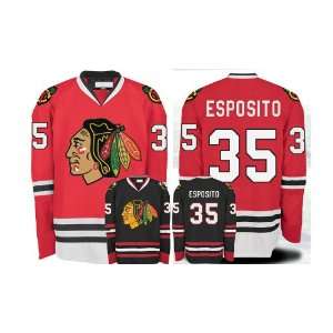 EDGE Chicago Blackhawks Authentic NHL Jerseys #35 ESPOSITO RED Jersey 
